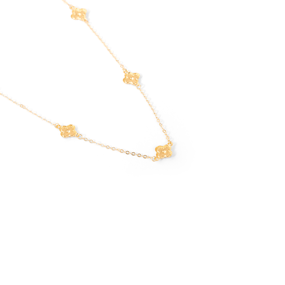 گردنبند طلا ونکلیف wn1467 - تصویر 2