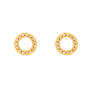 گوشواره طلا کارتیه 8 میلی متری   WE416