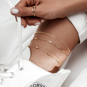 پابند دو رج زنجیر کارتیر متری گوی   Y321